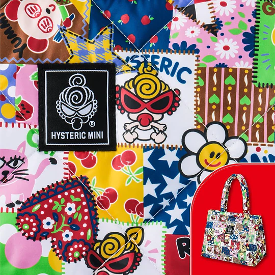 HYSTERIC MINI SQUARE BAG & SACOCHE BOOK SCRAP PATCHWORK