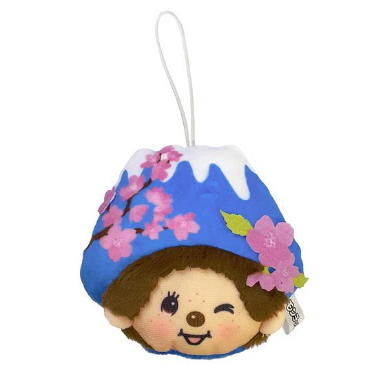 Monchichi  | Local Face Mascot | Japan Limited Edition | Cherry Blossom Mt. Fuji