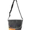 BEAMS HEART | Polyester heathered combination mini messenger bag