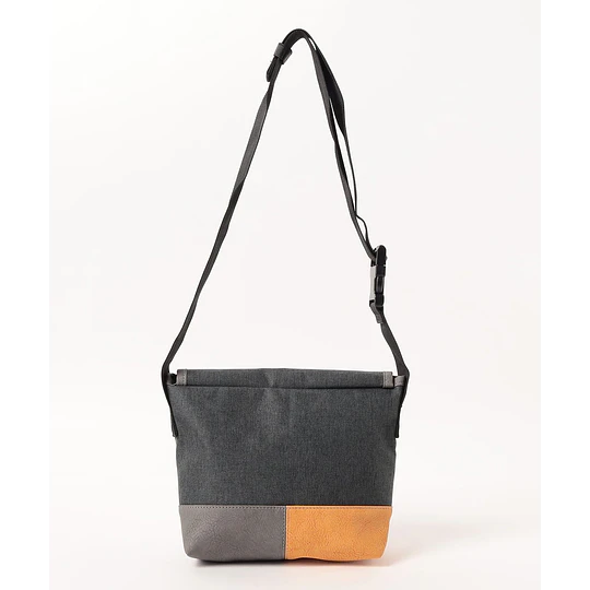 BEAMS HEART | Polyester heathered combination mini messenger bag