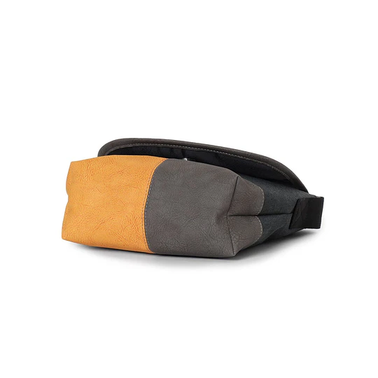 BEAMS HEART | Polyester heathered combination mini messenger bag