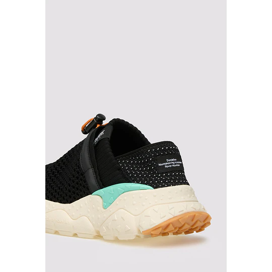 Flower Mountain X Raised By Wolves | Slip on suede and fabric sneakers - Black