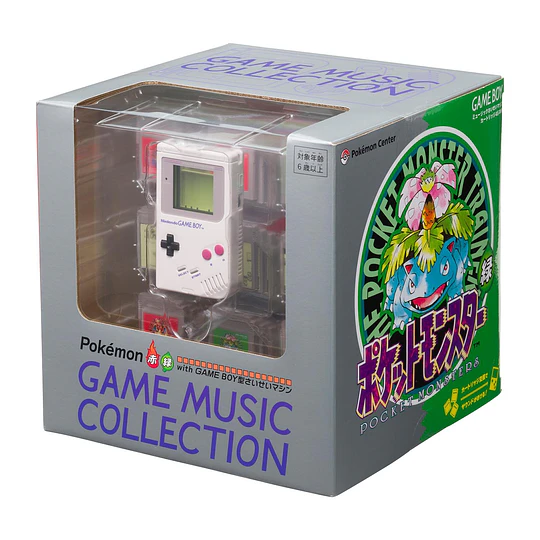 Pokémon Red & Green Game Music Collection with Game Boy-shaped