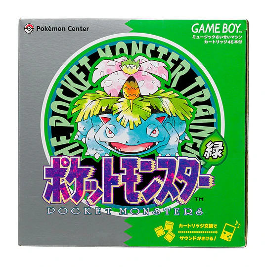 Pokémon Red & Green Game Music Collection with Game Boy-shaped