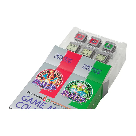 Pokémon Red & Green Game Music Collection with Game Boy-shaped