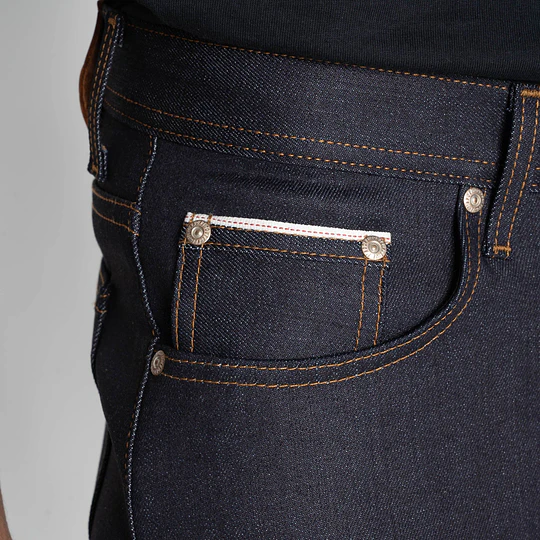 Japanese Selvedge Denim | Naked & Famous | Weird Guy - The Nightshade Stretch Selvedge