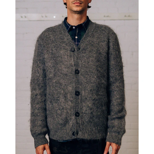 Raised By Wolves | Molotov Cardigan Sweater Charcoal