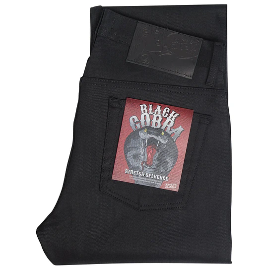 Japanese Selvedge Denim | Naked & Famous | Black Cobra | Stretch Selvedge