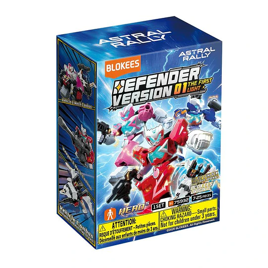 Blokees Figures | Astral Rally  | Defender Version | 01 | The First Light | Al Azar