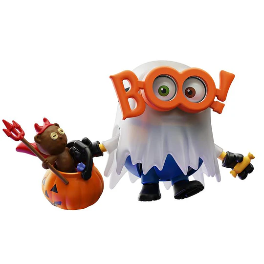 Blokees Figures | Minions Serie Mokoo | 03 Belloween | Figura Al Azar