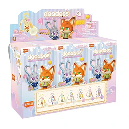 Blokees Figures | Zootopia Daadoos Art Series | 01 Marshmallow Adventures | Caja 6 Figuras Al Azar