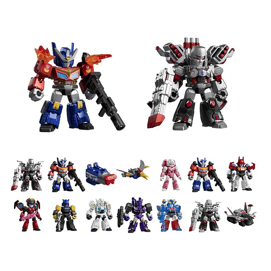 Blokees Figures | Transformers Defender Version | 08 Battle Stars | Caja 12 Figuras Al azar