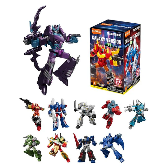 Blokees Figures | Transformers Galaxy Version 11 | The Lost Light| Caja 12 Figuras Al Azar