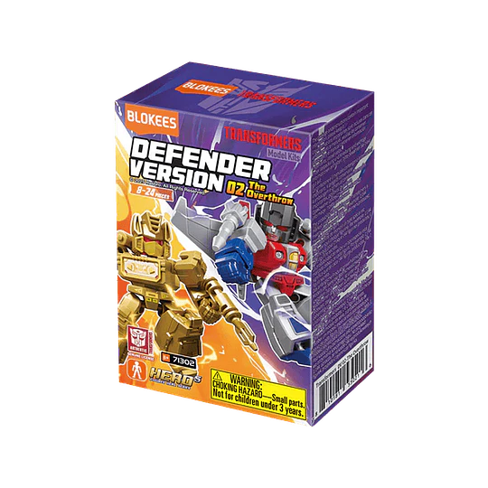 Blokees Figures | Transformers Defender Version 02 The Overthrow  | figura al azar