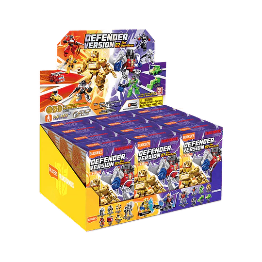 Blokees Figures | Transformers Defender Version 02 The Overthrow  | figura al azar