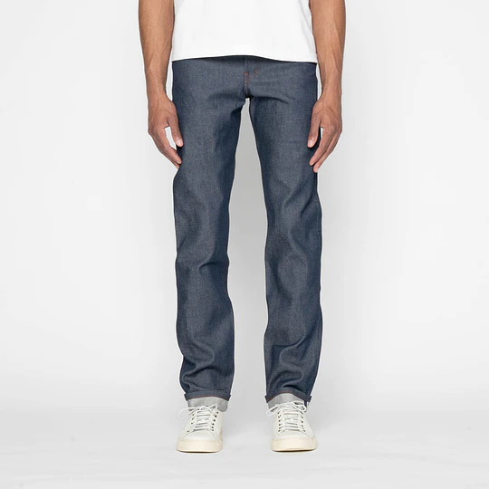 Japanese Selvedge Denim | Naked & Famous | Weird Guy - Natural Indigo Selvedge
