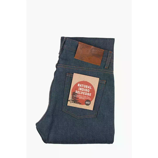Japanese Selvedge Denim | Naked & Famous | Weird Guy - Natural Indigo Selvedge