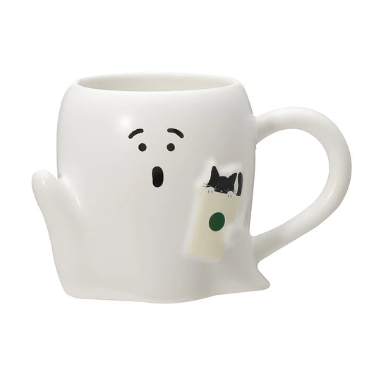 Starbucks | Halloween 2025 |  Ghost Glow in the Dark Mug 355ml