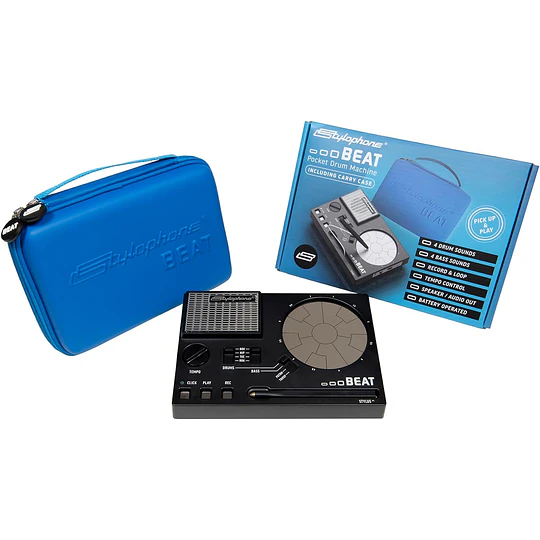 Stylophone Beat - Compact Stylus Drum Machine & Official Case