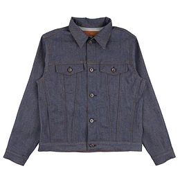 Japanese Selvedge Denim | Naked & Famous | Denim Jacket - Natural Indigo Selvedge