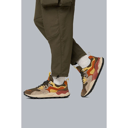 Flower Mountain | YAMANO 3 MAN | Grey-Yellow