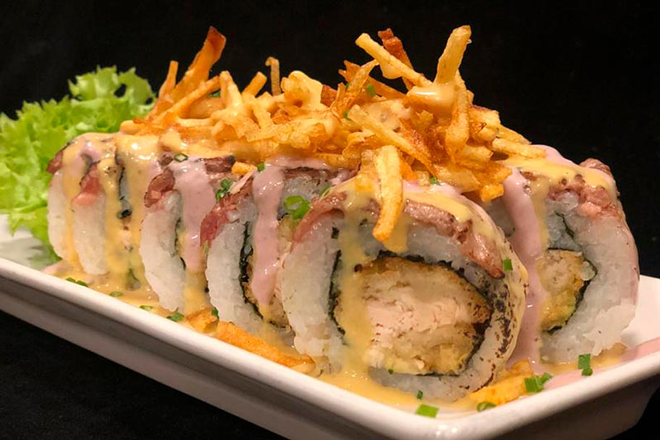 Huancaína Nikkei Roll 1