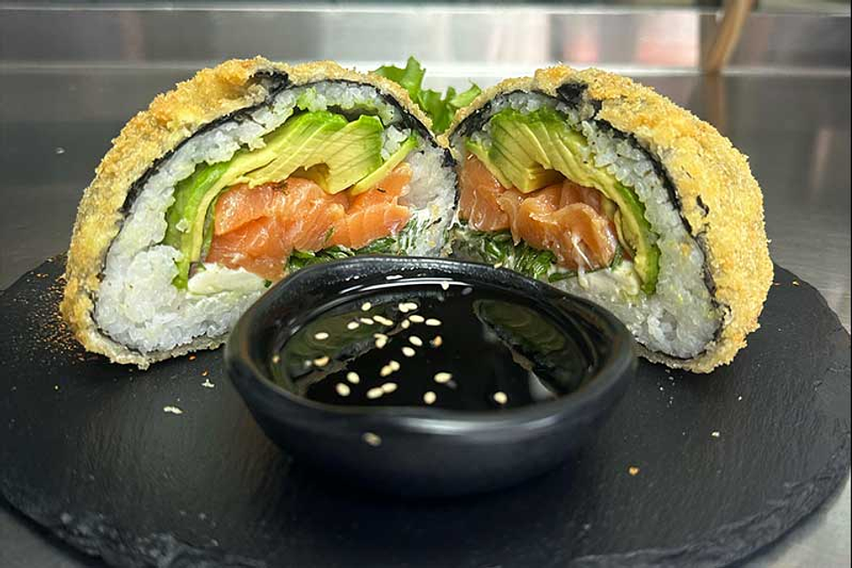 Sushi Burger de Salmón  1