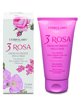 Crema Manos 3 Rosa 75 ml