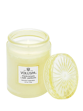 Vela Vidrio Peruvian Lime Jardin 156 g