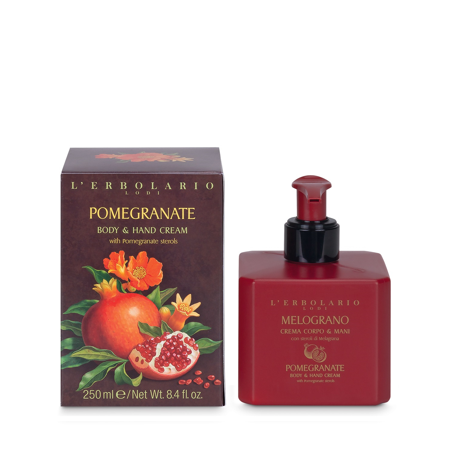 Crema Cuerpo y Manos Pomegranate 250 ml