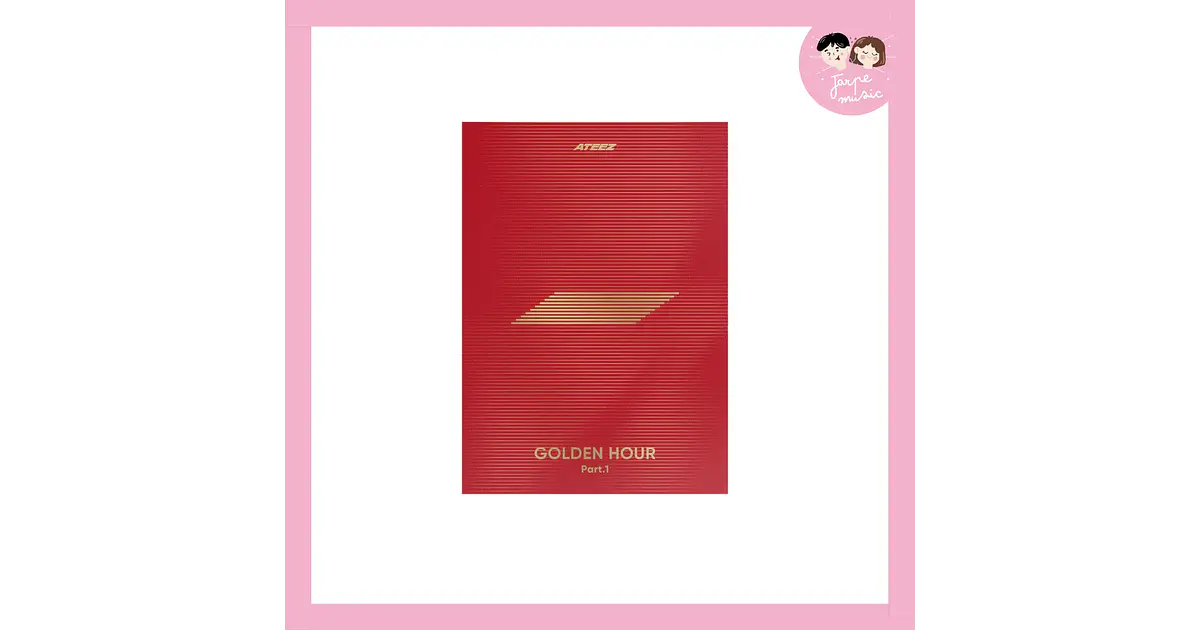 ATEEZ Album Numérique [GOLDEN HOUR : Part.2] POCAALBUM FOR Ver. - Avec Photocard, Stickers, Badges - Version Coréenne Officielle