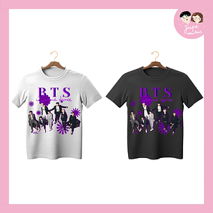 POLERA BTS - I WANNA DANCE IMPRESION DTG