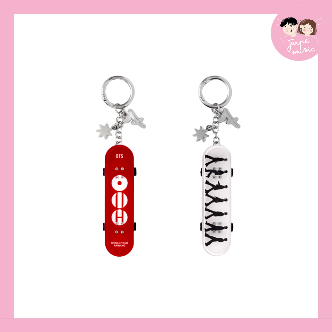 BTS ARIRANG MINI SKATEBOARD KEYRING
