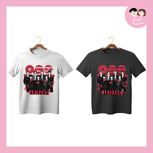 POLERA BTS - ARIRANG VER 2.0 IMPRESION DTG
