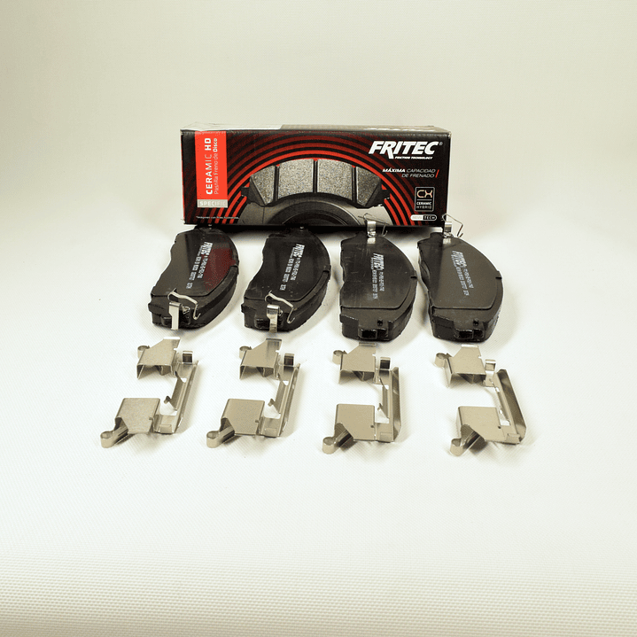 Pastillas de Freno Delanteras Cerámica Fritec México Nissan NP300 2015–2021 1