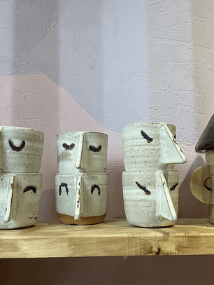 Set tazas cerámica gres