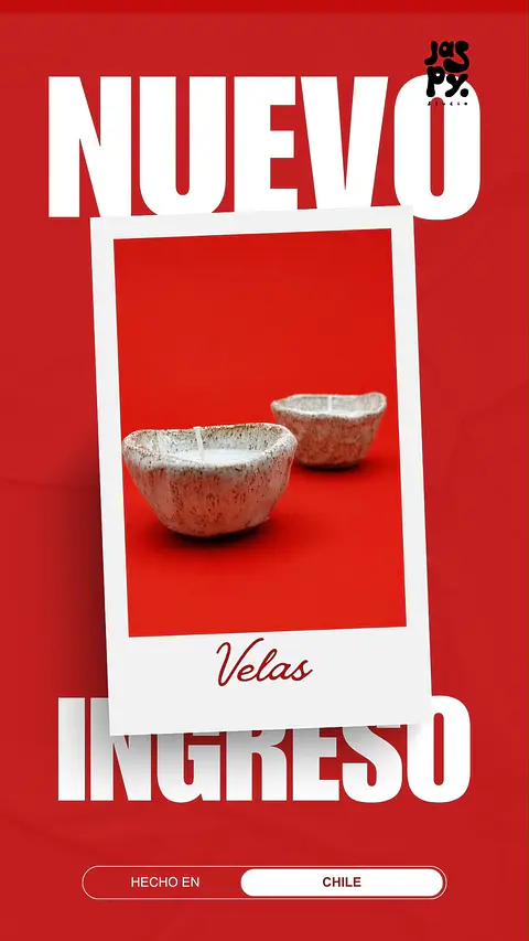 Velas empaque cerámica gres