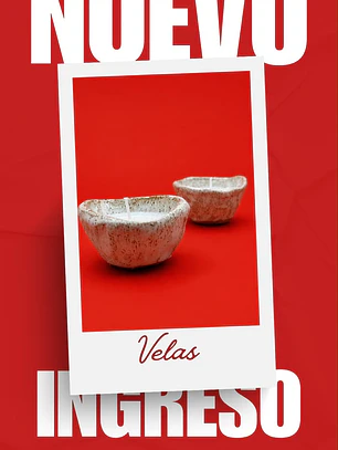 Velas empaque cerámica gres