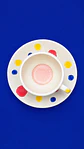 Set Plato y taza - Lunares Multicolor - thumbnail 2