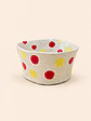Bowl de Gres — Lunares Rojo y Amarillo - Miniatura 1