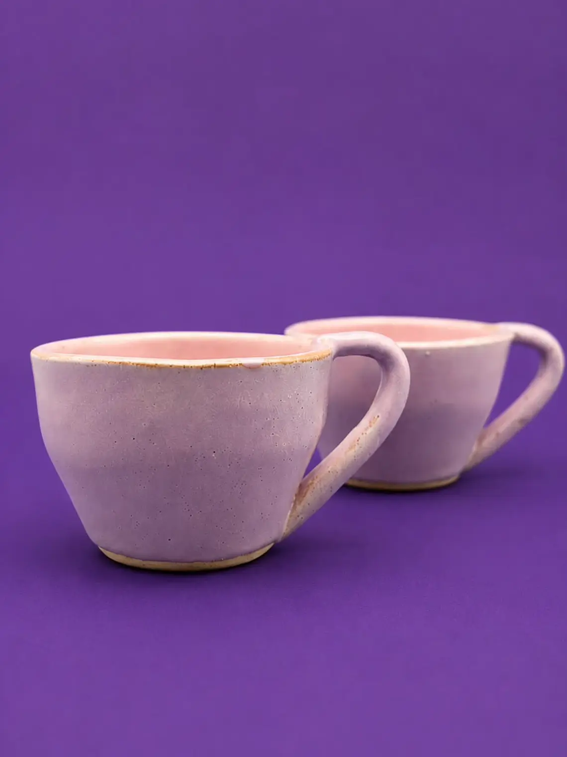 Set de Tazas — Lila y Rosa 2