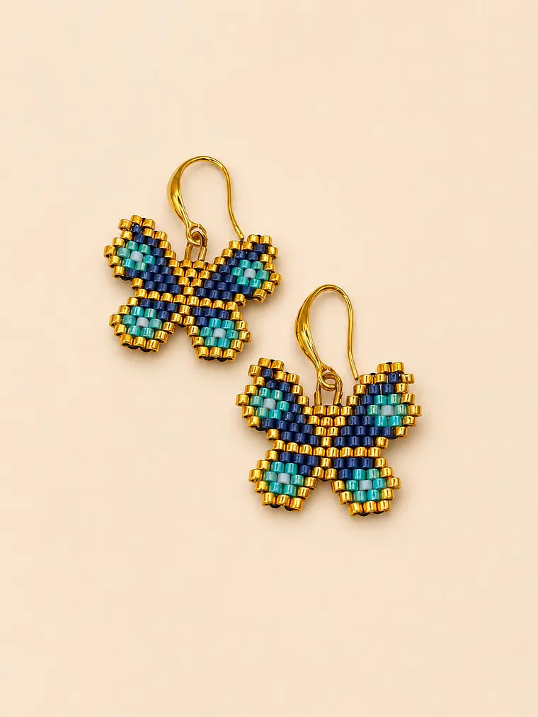 Aretes Mariposa Miyuki 1