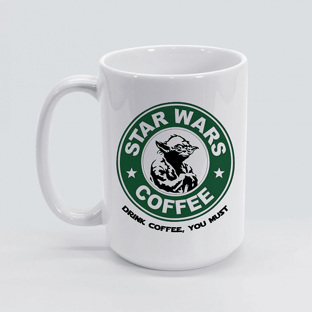 Tazón Star Wars Yoda Coffee 