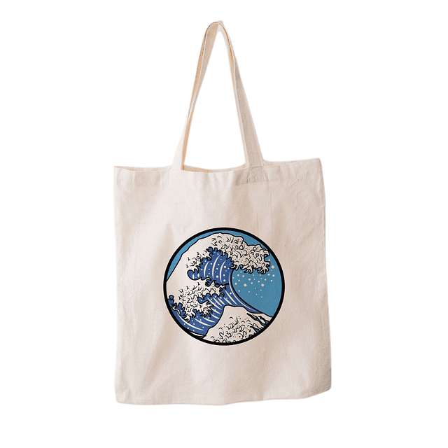 Totebag Ola de Kanagawa