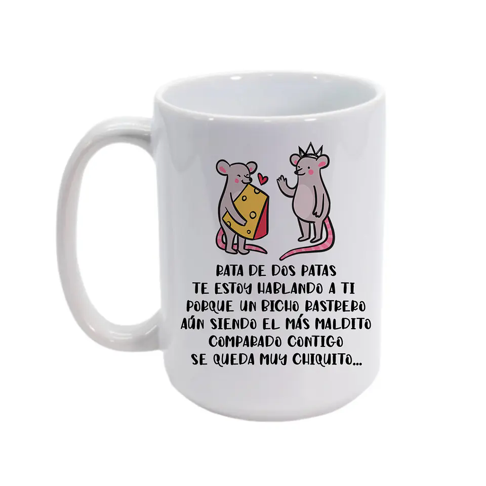 Tazón Rata de Dos Patas Paquita la del Barrio 1