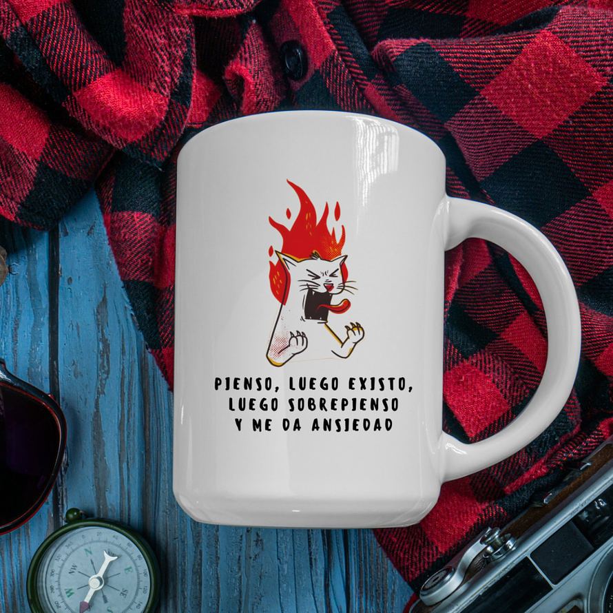 Tazón Pienso Luego Existo 1