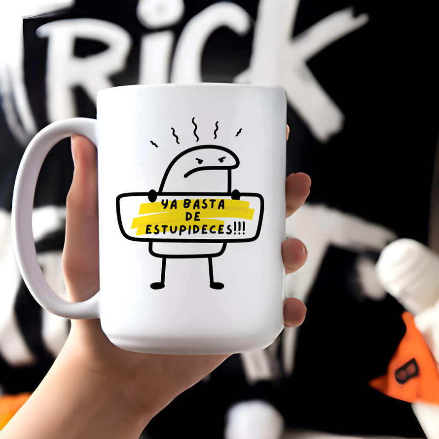Tazón Ya Basta de Estupideces  1