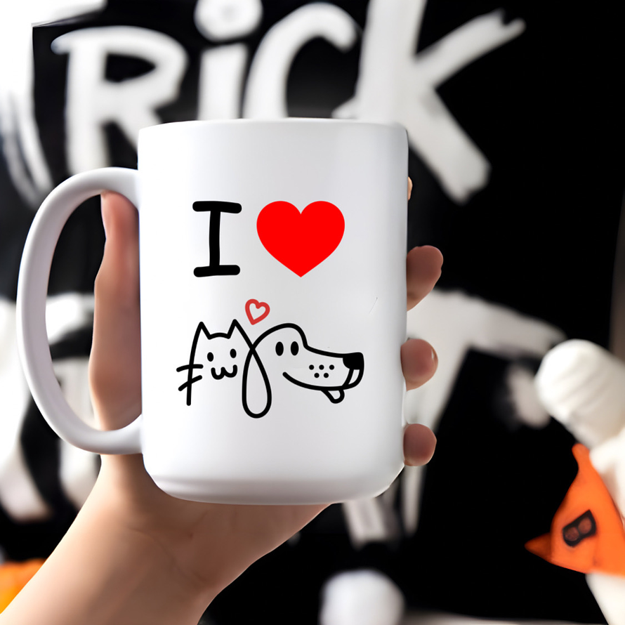 Tazón Perrito y Gatito  1