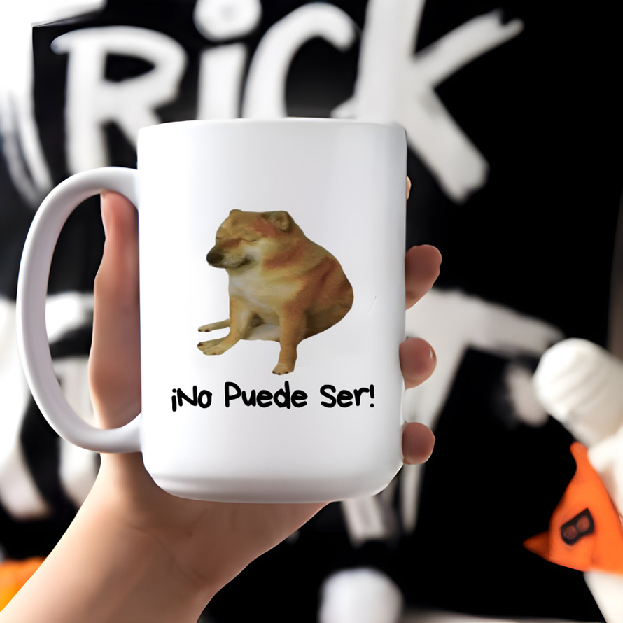 Tazón Cheems No puede Ser 1