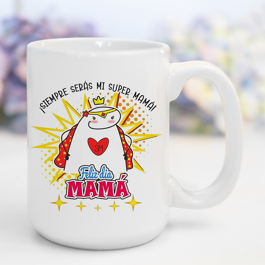 Tazón Día de la Madre Super Mamá 1